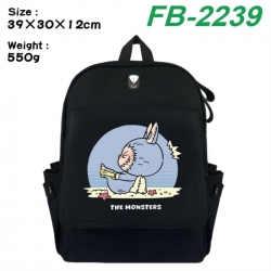 Labubu Canvas Flip Backpack St...