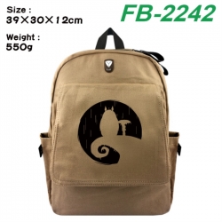 TOTORO Canvas Flip Backpack St...
