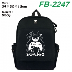 TOTORO Canvas Flip Backpack St...