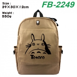 TOTORO Canvas Flip Backpack St...