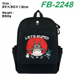 TOTORO Canvas Flip Backpack St...