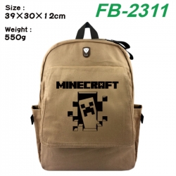 Minecraft Canvas Flip Backpack...