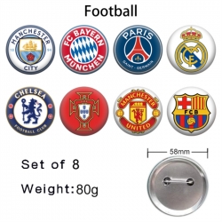 Football Anime tinplate brooch...