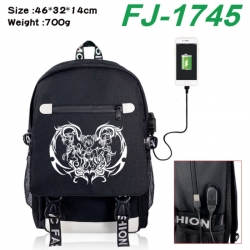 Hatsune Miku canvas USB backpa...