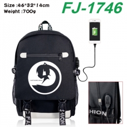 Hatsune Miku canvas USB backpa...