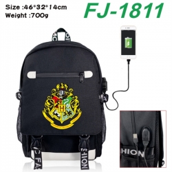 Harry Potter canvas USB backpa...