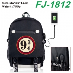 Harry Potter canvas USB backpa...