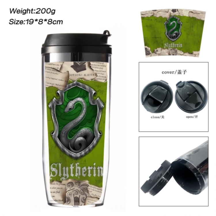 Harry Potter Anime double-layer insulated water bottle and cup 350ML