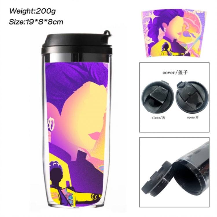 K-Pop:Demon Hunters Anime double-layer insulated water bottle and cup 350ML