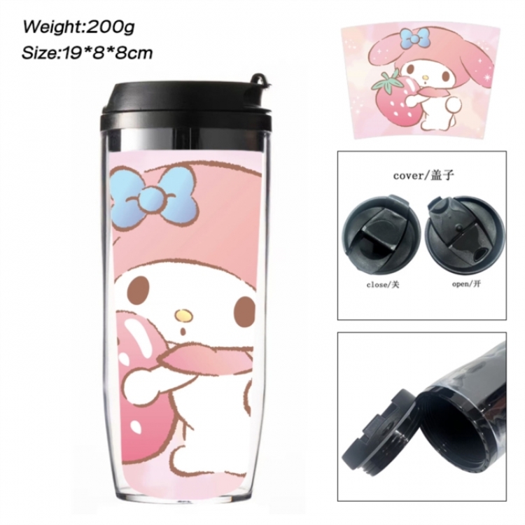Sanrio Anime double-layer insulated water bottle and cup 350ML