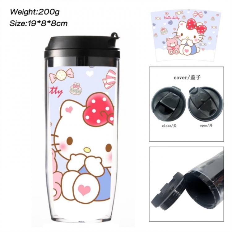 Sanrio Anime double-layer insulated water bottle and cup 350ML