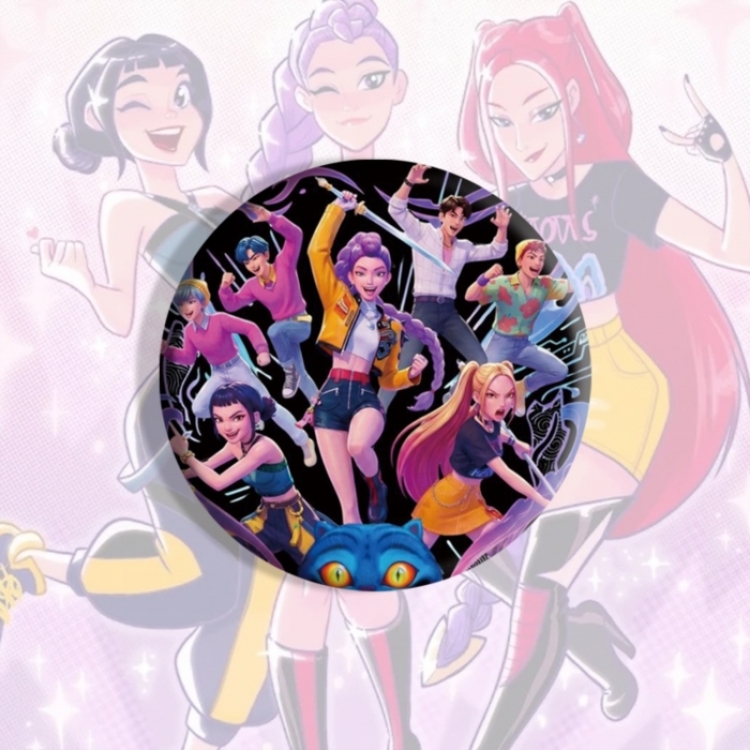 K-Pop:Demon Hunters Anime tinplate brooch badge price for 5 pcs