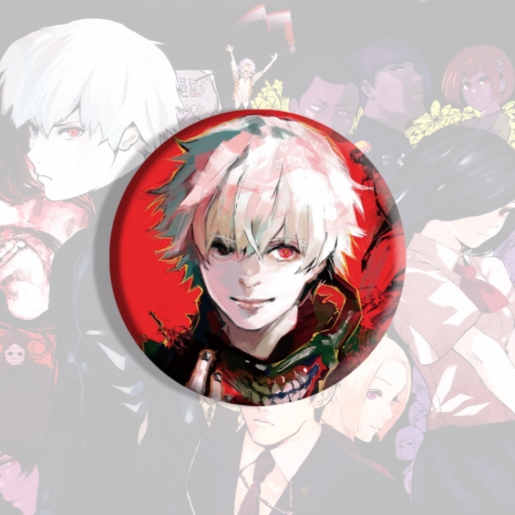 Tokyo Ghoul Anime tinplate brooch badge price for 5 pcs