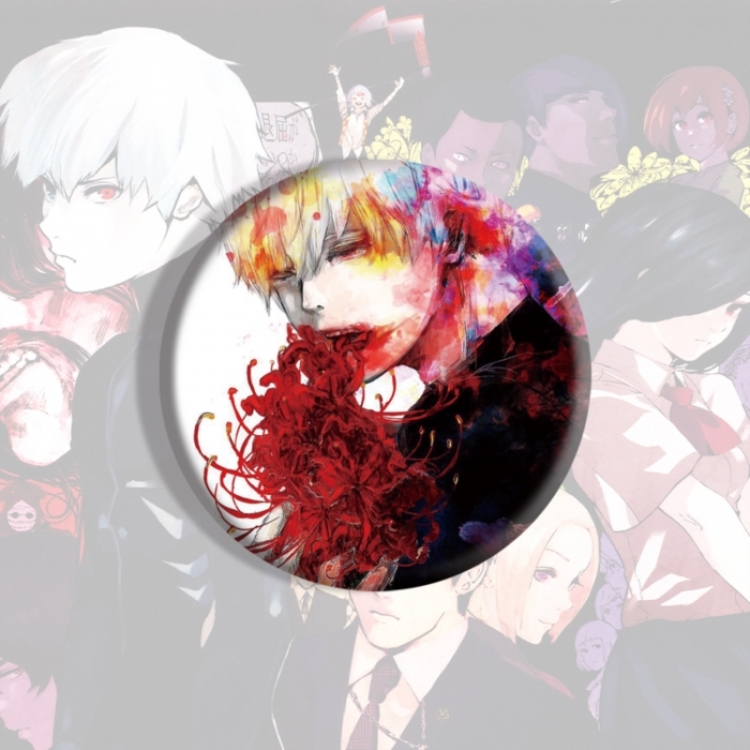 Tokyo Ghoul Anime tinplate brooch badge price for 5 pcs