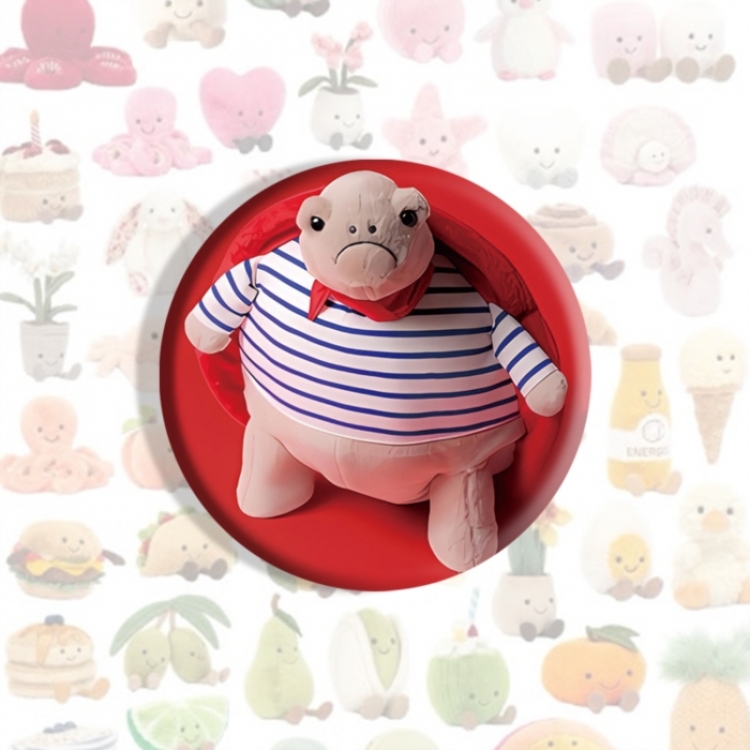 Jellycat Anime tinplate brooch badge price for 5 pcs
