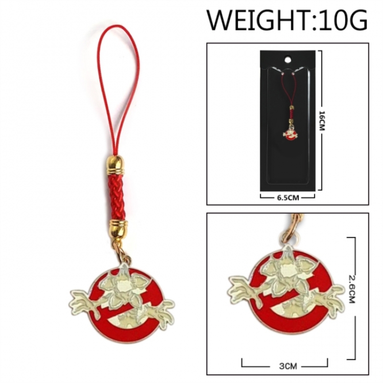 Stranger Things Anime peripheral colorful drip oil alloy machine rope pendant price for 5 pcs