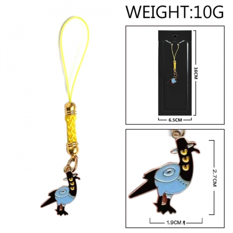 K-Pop:Demon Hunters Anime peripheral colorful drip oil alloy machine rope pendant price for 5 pcs