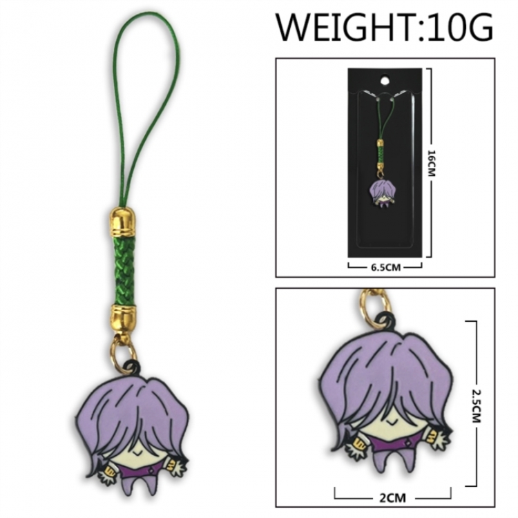 K-Pop:Demon Hunters Anime peripheral colorful drip oil alloy machine rope pendant price for 5 pcs