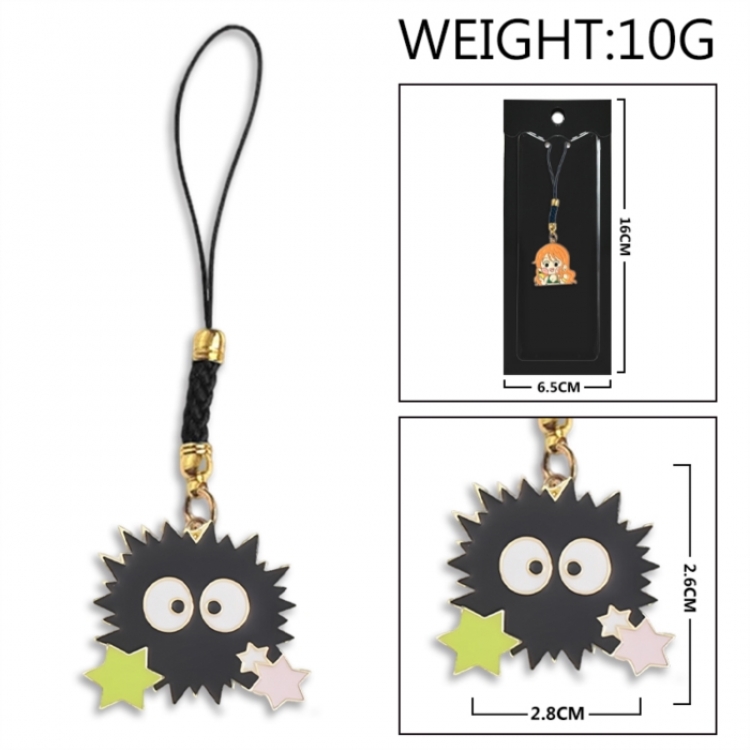 TOTORO Anime peripheral colorful drip oil alloy machine rope pendant price for 5 pcs