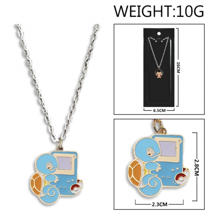 Pokemon Anime peripheral colorful drip oil alloy necklace price for 5 pcs