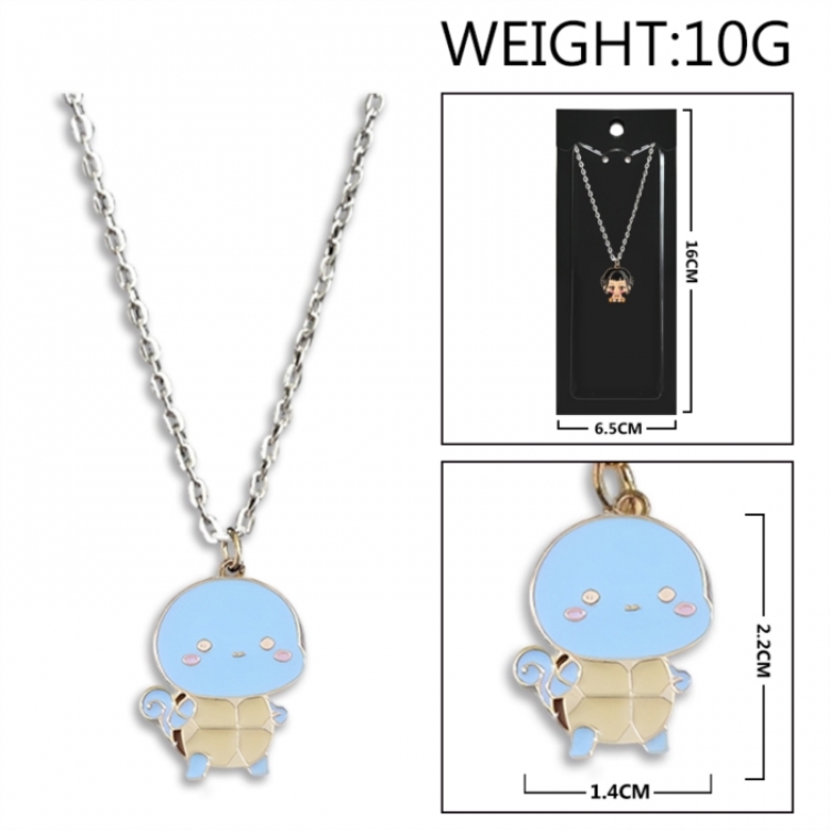 Pokemon Anime peripheral colorful drip oil alloy necklace price for 5 pcs