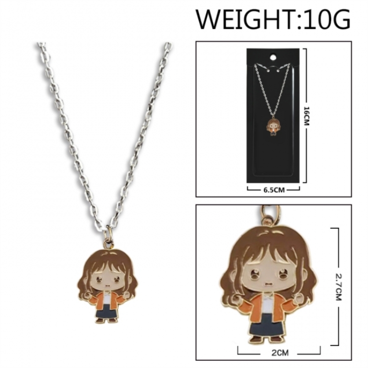 Stranger Things Anime peripheral colorful drip oil alloy necklace price for 5 pcs