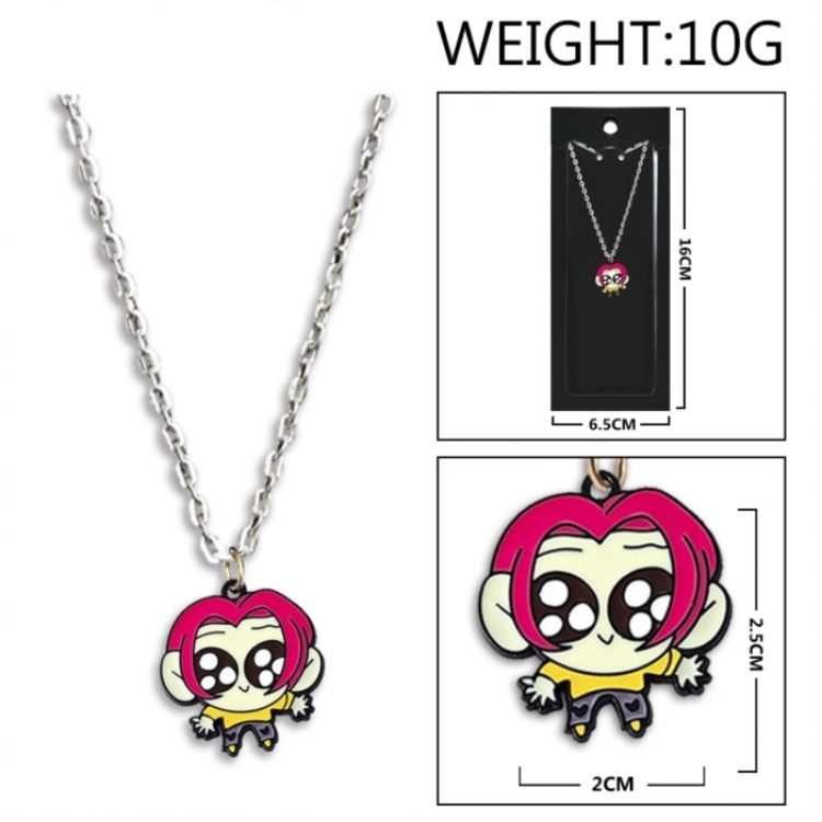 K-Pop:Demon Hunters Anime peripheral colorful drip oil alloy necklace price for 5 pcs