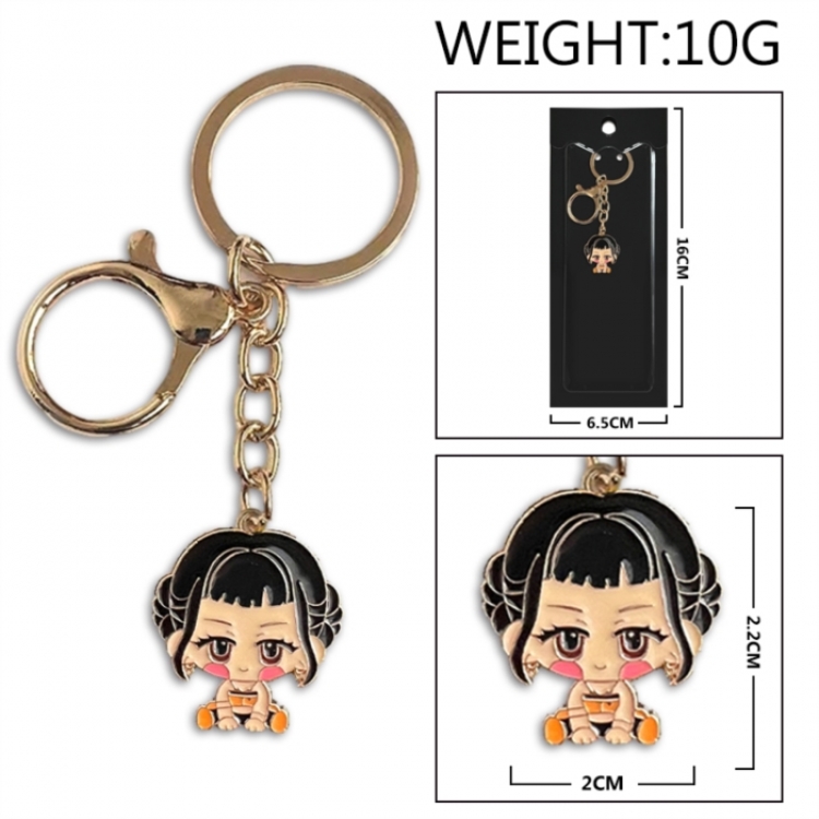 K-Pop:Demon Hunters Anime peripheral colorful drip oil alloy keychain pendant price for 5 pcs