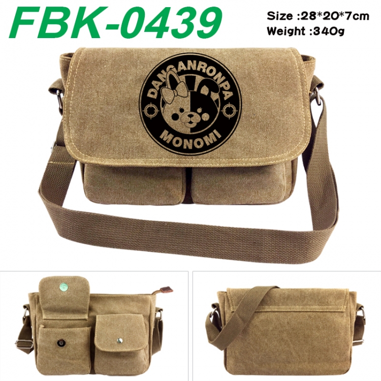 Dangan-Ronpa Anime peripheral canvas shoulder bag shoulder bag 28x20x7cm