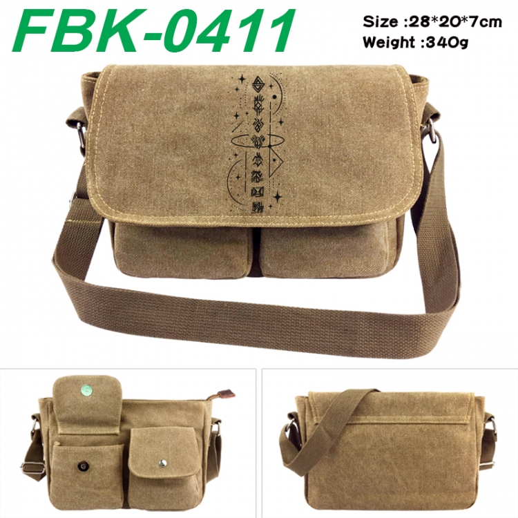 Clair Obscur: Expedition 33 Anime peripheral canvas shoulder bag shoulder bag 28x20x7cm