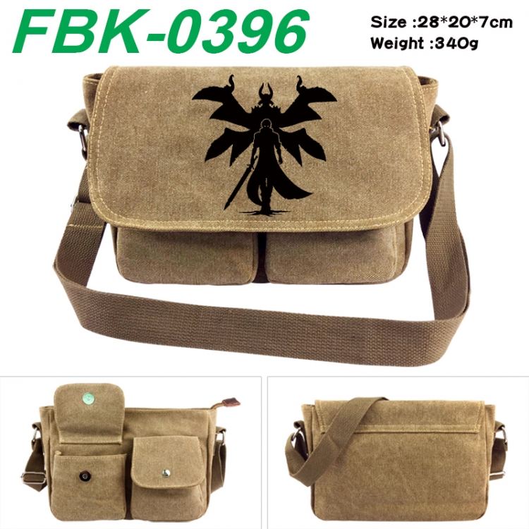 Devil May Cry  Anime peripheral canvas shoulder bag shoulder bag 28x20x7cm