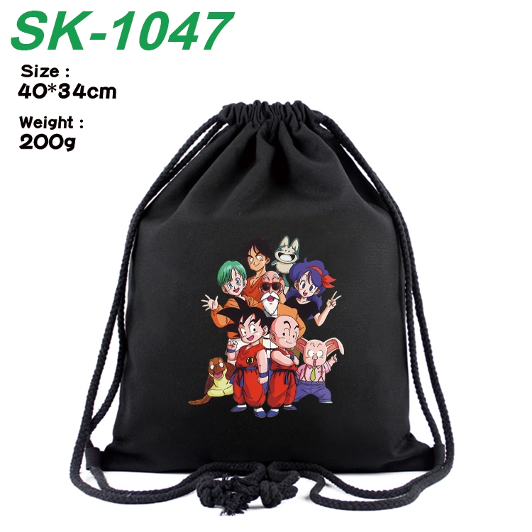DRAGON BALL Anime Coloring Book Drawstring Backpack 40X34cm 200g