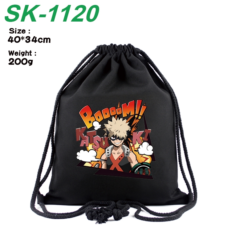 My Hero Academia Anime Coloring Book Drawstring Backpack 40X34cm 200g