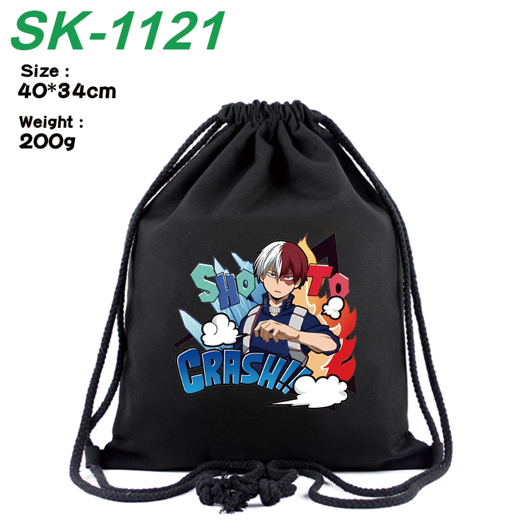 My Hero Academia Anime Coloring Book Drawstring Backpack 40X34cm 200g