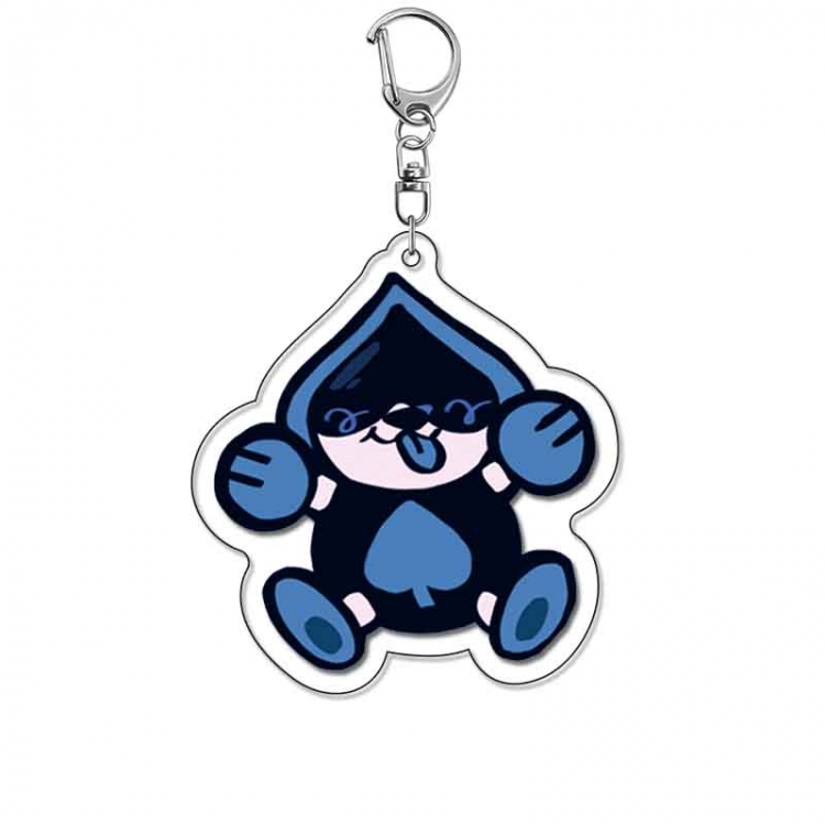 Triangular Rune Anime Acrylic Keychain Charm price for 5 pcs