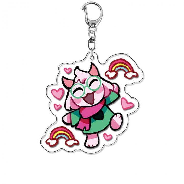 Triangular Rune Anime Acrylic Keychain Charm price for 5 pcs