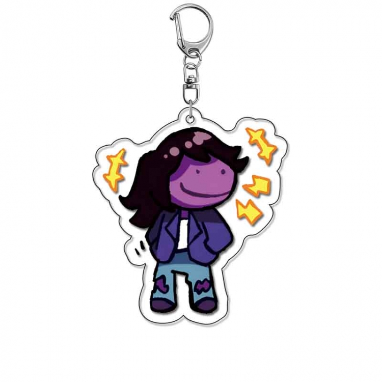 Triangular Rune Anime Acrylic Keychain Charm price for 5 pcs