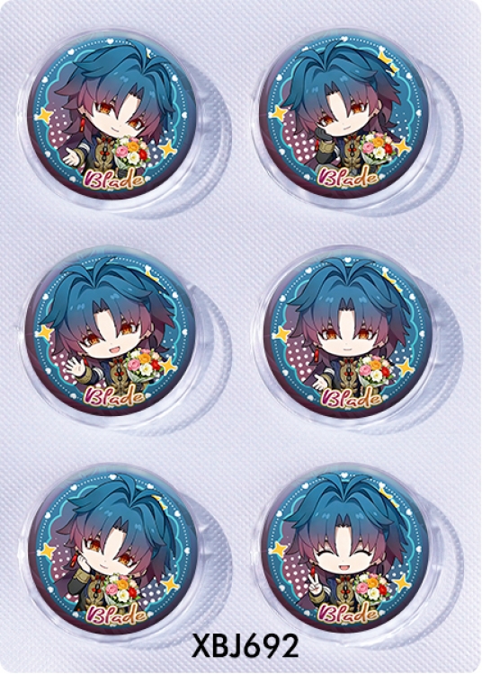 Honkai: Star Rail Anime peripheral pill bar badge 25mm a set of 6 price for 5 sets 