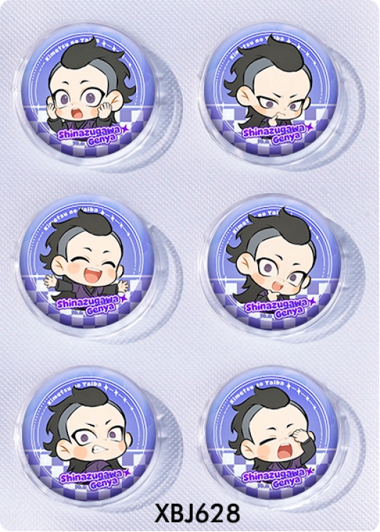 Demon Slayer Kimets Anime peripheral pill bar badge 25mm a set of 6 price for 5 sets