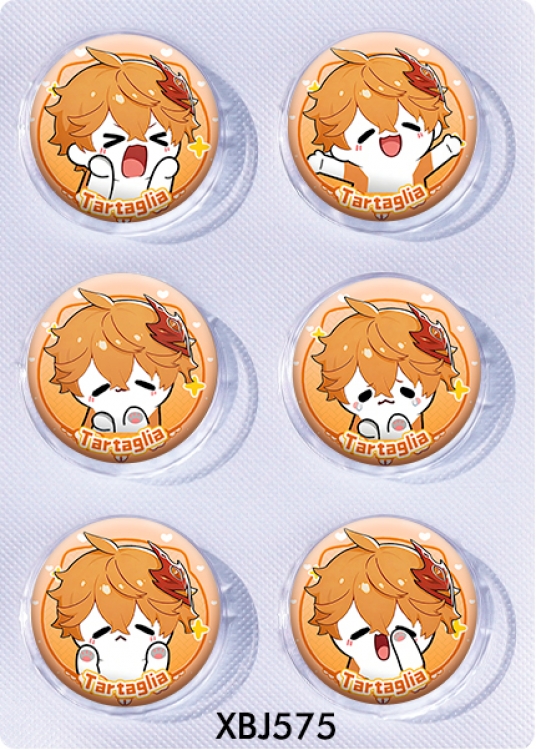 Jujutsu Kaisen  Anime peripheral pill bar badge 25mm a set of 6 price for 5 sets 