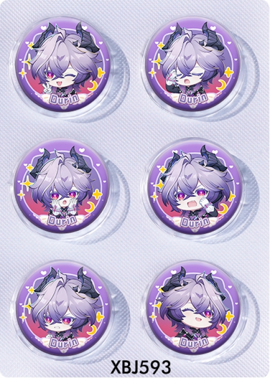 Genshin Impact Anime peripheral pill bar badge 25mm a set of 6 price for 5 sets 