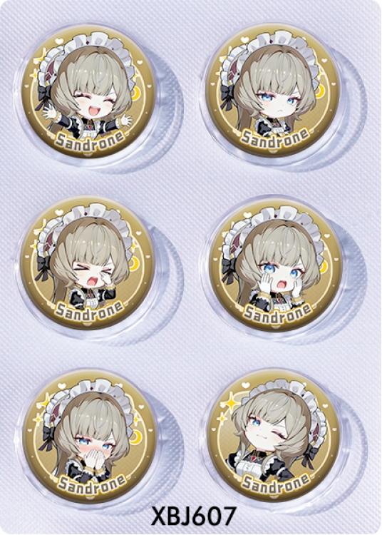 Genshin Impact Anime peripheral pill bar badge 25mm a set of 6 price for 5 sets 