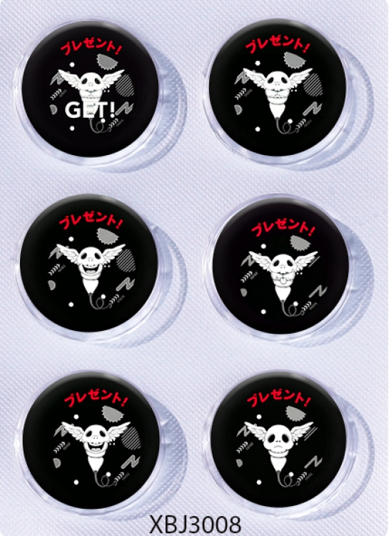 Jujutsu Kaisen  Anime peripheral pill bar badge 25mm a set of 6 price for 5 sets 