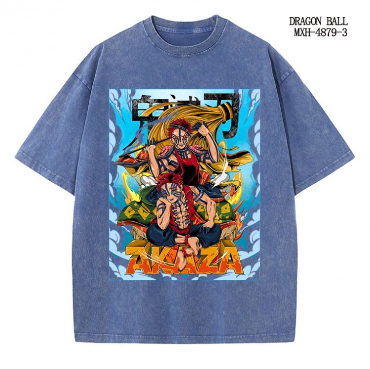 Demon Slayer Kimets Anime peripheral pure cotton washed and worn T-shirt from S to 2XL
