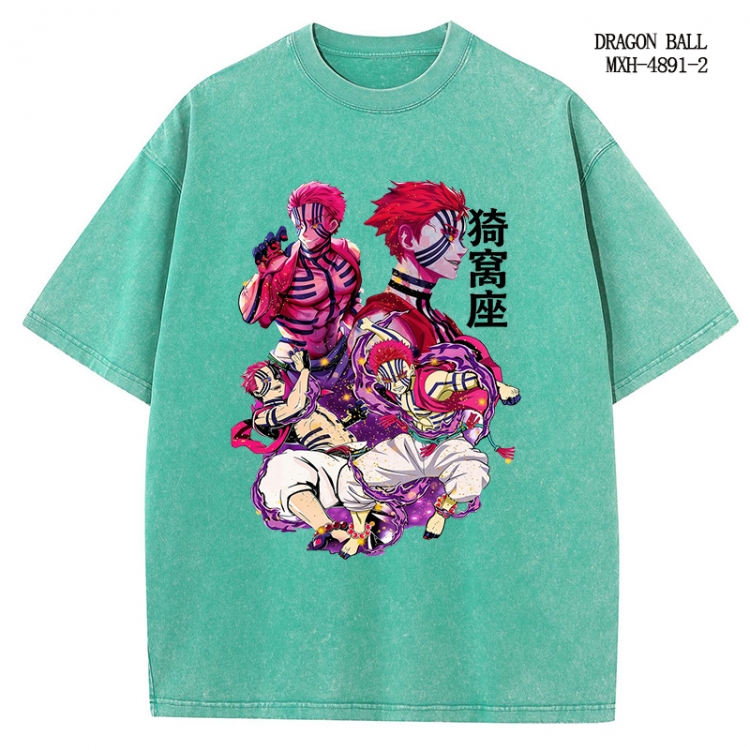 Demon Slayer Kimets Anime peripheral pure cotton washed and worn T-shirt from S to 2XL