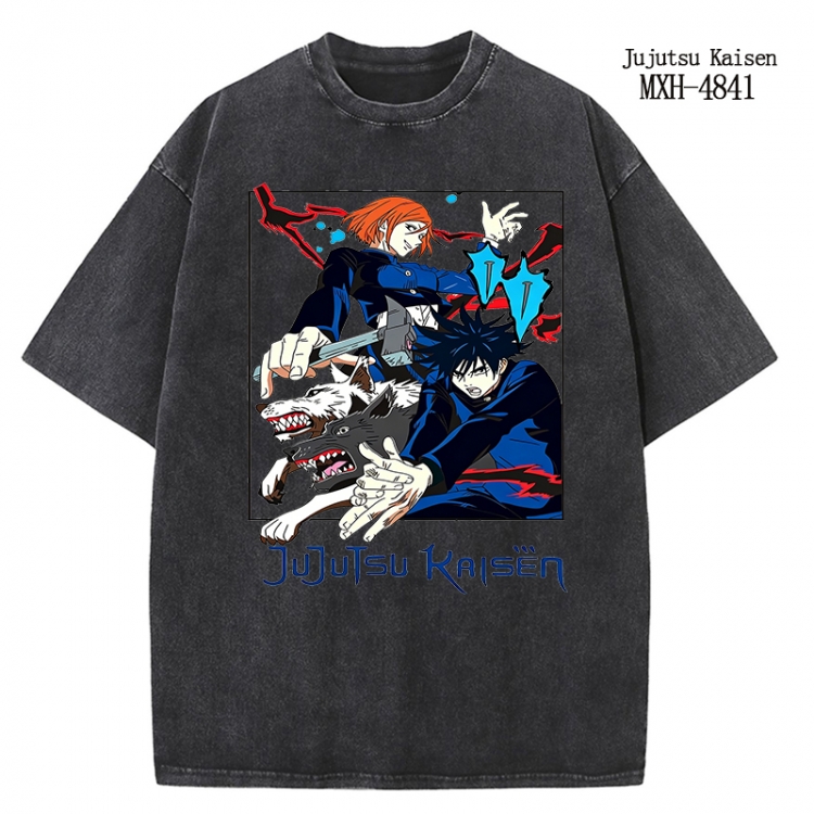 Jujutsu Kaisen Anime peripheral pure cotton washed and worn T-shirt from S to 2XL