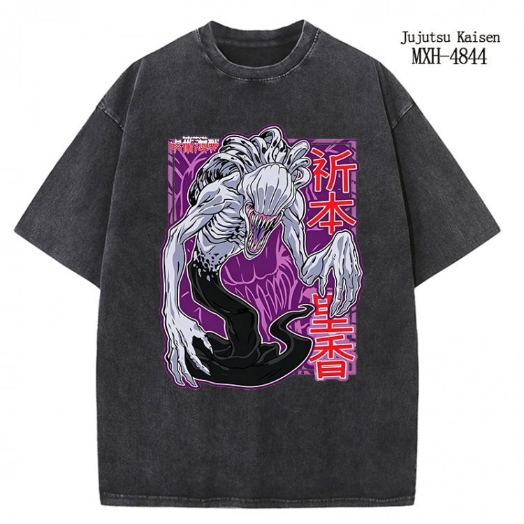 Jujutsu Kaisen Anime peripheral pure cotton washed and worn T-shirt from S to 2XL