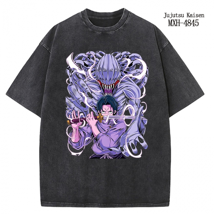 Jujutsu Kaisen Anime peripheral pure cotton washed and worn T-shirt from S to 2XL