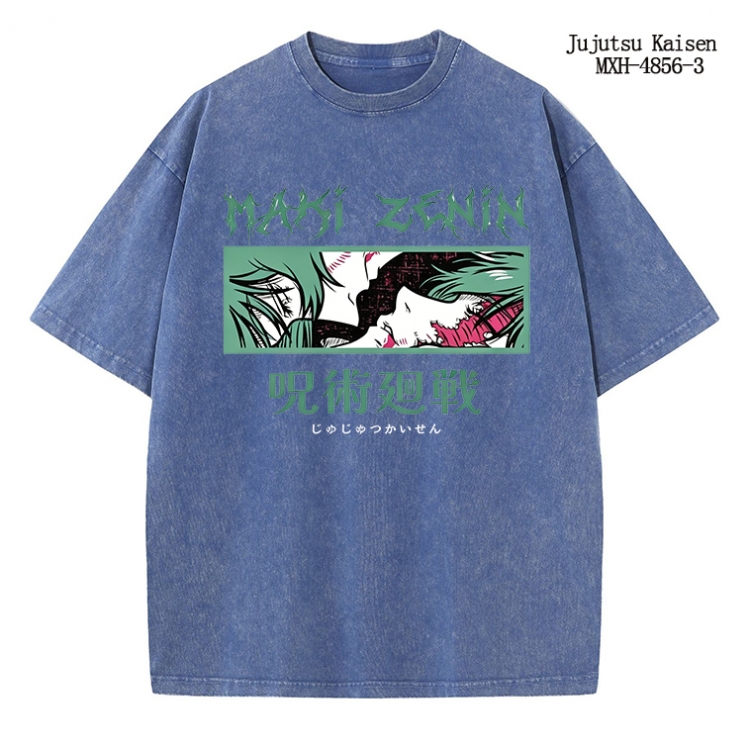 Jujutsu Kaisen Anime peripheral pure cotton washed and worn T-shirt from S to 2XL