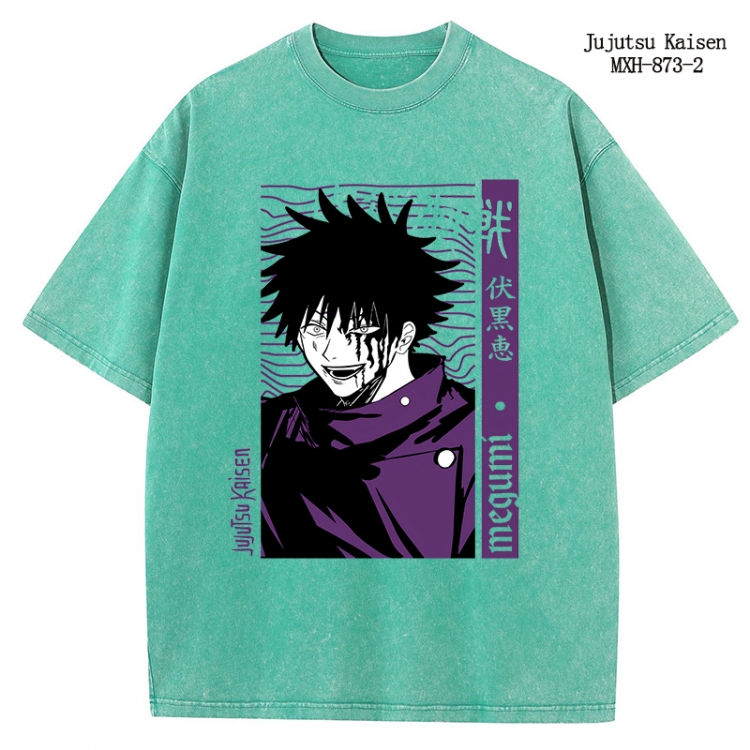 Jujutsu Kaisen Anime peripheral pure cotton washed and worn T-shirt from S to 2XL